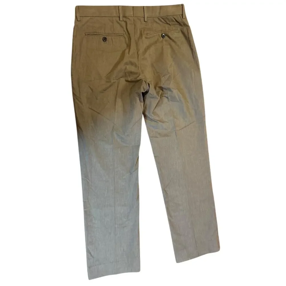 BANANA REPUBLIC Men's Classic Fit Trouser Pants Sz 31 x 30 Taupe Brown Cotton